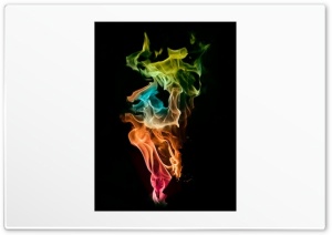 Rainbow Fire 4K UHD Wallpaper for Widescreen and UltraWide Desktop, UltraHD TV, Smartphone, Tablet