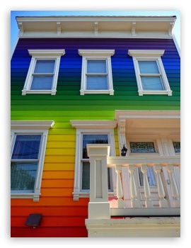 rainbow home UltraHD Wallpaper for Mobile 3:4 ;