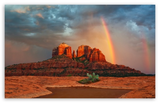 Rainbow In Arizona UltraHD Wallpaper for 8K UHD TV 16:9 Ultra High Definition 2160p 1440p 1080p 900p 720p ; Widescreen 16:10 5:3 WHXGA WQXGA WUXGA WXGA WGA ; Fullscreen 4:3 5:4 3:2 UXGA XGA SVGA QSXGA SXGA DVGA HVGA HQVGA ( Apple PowerBook G4 iPhone 4 3G 3GS iPod Touch ) ; Tablet 1:1 ; Mobile 3:5 3:4 - ;