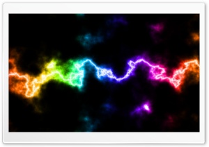 Rainbow Lightning Ultra HD Wallpaper for 4K UHD Widescreen desktop, tablet & smartphone