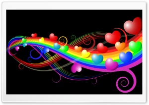 Rainbow Love Ultra HD Wallpaper for 4K UHD Widescreen desktop, tablet & smartphone