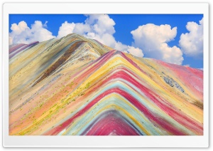 Rainbow Mountain Vinicunca Peru 4K UHD Wallpaper for Widescreen and UltraWide Desktop, UltraHD TV, Smartphone, Tablet