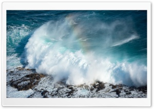 Rainbow Ocean HDR Ultra HD Wallpaper for 4K UHD Widescreen desktop, tablet & smartphone