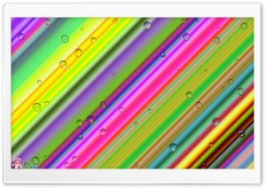 Rainbow Water Drops 4K UHD Wallpaper for Widescreen and UltraWide Desktop, UltraHD TV, Smartphone, Tablet