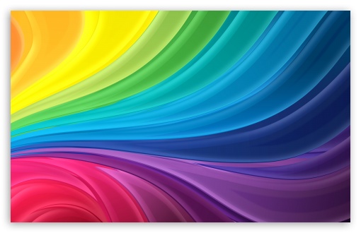 Rainbow Waves UltraHD Wallpaper for Wide 16:10 Widescreen WHXGA WQXGA WUXGA WXGA ; Standard 4:3 Fullscreen UXGA XGA SVGA ; iPad 1/2/Mini ; Mobile 4:3 - UXGA XGA SVGA ;