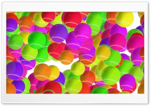 Random colorful ball 4K UHD Wallpaper for Widescreen and UltraWide Desktop, UltraHD TV, Smartphone, Tablet
