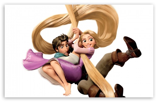 Rapunzel And Flynn UltraHD Wallpaper for Wide 16:10 Widescreen WHXGA WQXGA WUXGA WXGA ;