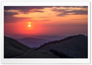 Rarau Mountains at Sunset, Romania Ultra HD Wallpaper for 4K UHD Widescreen desktop, tablet & smartphone