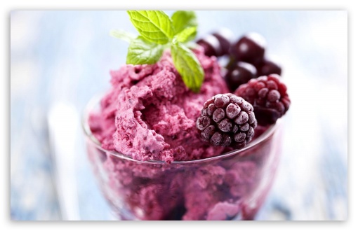 Raspberry Ice Cream UltraHD Wallpaper for HD 16:9 ; Widescreen 16:10 5:3 ; Fullscreen 4:3 5:4 3:2 ; Tablet 1:1 ;