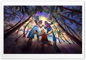 Raww, Jo, Raissa   Forgotten Island 2026 Movie 4K UHD Wallpaper for Widescreen and UltraWide Desktop, UltraHD TV, Smartphone, Tablet