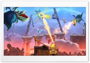 Rayman Legends Dragon Attack Ultra HD Wallpaper for 4K UHD Widescreen desktop, tablet & smartphone