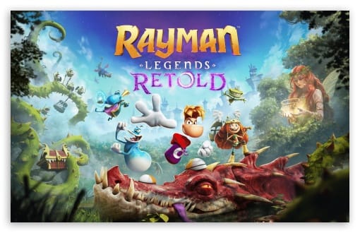 Rayman Legends Retold 2026 Video Game UltraHD Wallpaper for UHD 16:9 ; HD 16:9 ; Widescreen 16:10 ; Tablet 1:1 ;