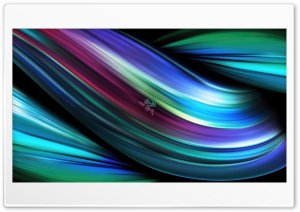 Razer Logo on Abstract Background 4K UHD Wallpaper for Widescreen and UltraWide Desktop, UltraHD TV, Smartphone, Tablet