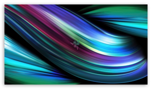 Razer Logo on Abstract Background UltraHD Wallpaper for UHD 16:9 ; HD 16:9 ;