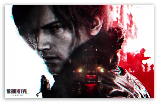 RE9 Requiem Leon Background UltraHD Wallpaper for UHD 16:9 ; HD 16:9 ; UltraWide 21:9 24:10 32:9 32:10 ; Widescreen 16:10 ; Tablet 1:1 ; Mobile 9:16 9:19.5 9:20 ; Dual 16:10 16:9 ;