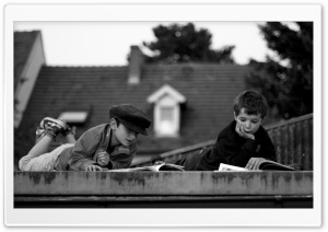 Reading On The Roof Ultra HD Wallpaper for 4K UHD Widescreen desktop, tablet & smartphone