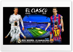 REAL MADRID - FC BARCELONA Ultra HD Wallpaper for 4K UHD Widescreen desktop, tablet & smartphone