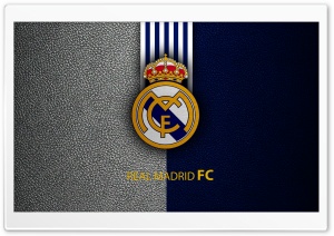 Real Madrid CF Logo 4K UHD Wallpaper for Widescreen and UltraWide Desktop, UltraHD TV, Smartphone, Tablet