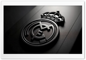 Real Madrid CF Logo 4K UHD Wallpaper for Widescreen and UltraWide Desktop, UltraHD TV, Smartphone, Tablet