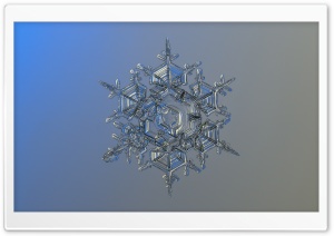 Real Snowflake Background Ultra HD Wallpaper for 4K UHD Widescreen desktop, tablet & smartphone