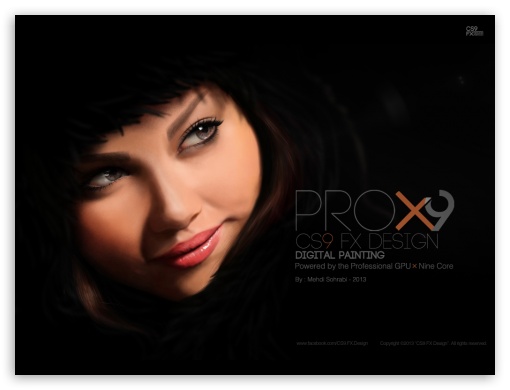Realistic Digital Painting - CS9 FX Design - Realism UltraHD Wallpaper for Fullscreen 4:3 ;