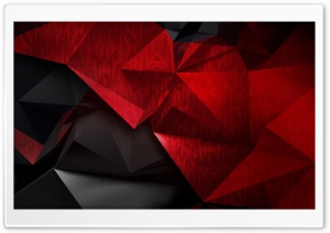 Red and Black Low poly background Ultra HD Wallpaper for 4K UHD Widescreen desktop, tablet & smartphone