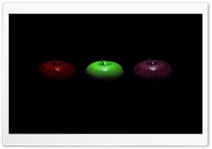 Red Apple Green Apple And Purple Apple Ultra HD Wallpaper for 4K UHD Widescreen desktop, tablet & smartphone