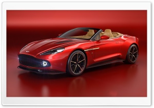 Red Aston Martin Vanquish Ultra HD Wallpaper for 4K UHD Widescreen desktop, tablet & smartphone