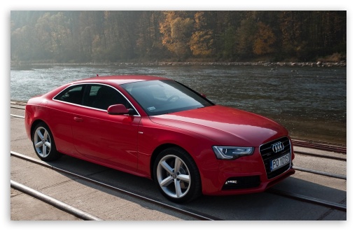 Red Audi UltraHD Wallpaper for Widescreen 16:10 ;