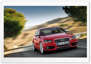 Red Audi S4 Sedan Ultra HD Wallpaper for 4K UHD Widescreen desktop, tablet & smartphone