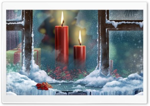 Red Candles Ultra HD Wallpaper for 4K UHD Widescreen desktop, tablet & smartphone