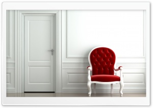 Red Chair Ultra HD Wallpaper for 4K UHD Widescreen desktop, tablet & smartphone
