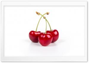 Red Cherries Fruits Aesthetic Ultra HD Wallpaper for 4K UHD Widescreen desktop, tablet & smartphone