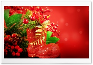 Red Christmas Ultra HD Wallpaper for 4K UHD Widescreen desktop, tablet & smartphone
