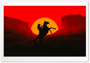 Red Dead Redemption 2, Cowboy, Western Video Game Ultra HD Wallpaper for 4K UHD Widescreen desktop, tablet & smartphone