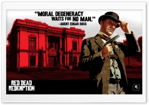 Red Dead Redemption, Agent Edgar Ross Ultra HD Wallpaper for 4K UHD Widescreen desktop, tablet & smartphone