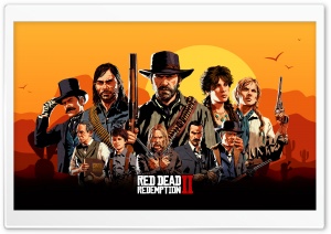 Red Dead Redemption II Western Video Game 4K UHD Wallpaper for Widescreen and UltraWide Desktop, UltraHD TV, Smartphone, Tablet