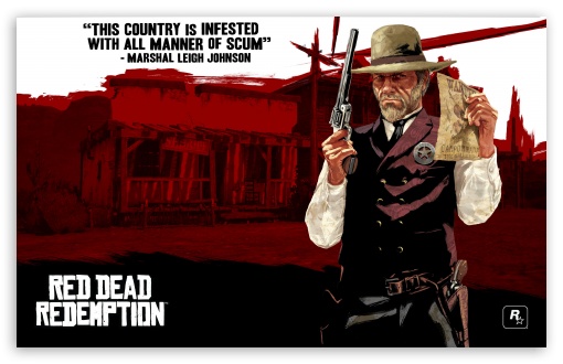 Red Dead Redemption, Marshal Leigh Johnson UltraHD Wallpaper for Widescreen 16:10 5:3 ; Fullscreen 3:2 ;