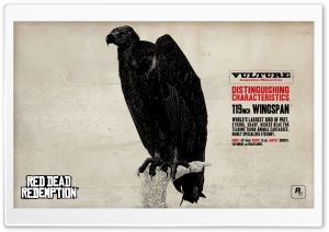 Red Dead Redemption Vulture Ultra HD Wallpaper for 4K UHD Widescreen desktop, tablet & smartphone