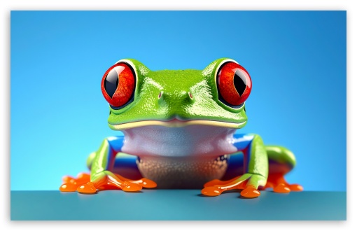 Red Eyed Tree Frog, Macro, Amphibian, Aesthetic UltraHD Wallpaper for UHD 16:9 ; HD 16:9 ; UltraWide 21:9 24:10 ; Widescreen 16:10 5:3 ; Fullscreen 4:3 5:4 3:2 ; Tablet 1:1 ; Dual 4:3 5:4 ;