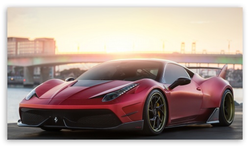 Red Ferrari 458 Speciale Sports Car UltraHD Wallpaper for UHD 16:9 ; HD 16:9 ; UltraWide 21:9 24:10 32:10 ; Dual 16:10 4:3 5:4 3:2 ;