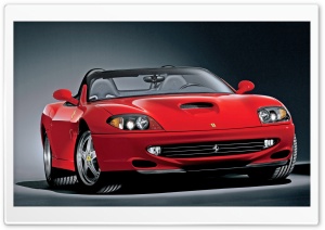 Red Ferrari Convertible Ultra HD Wallpaper for 4K UHD Widescreen desktop, tablet & smartphone