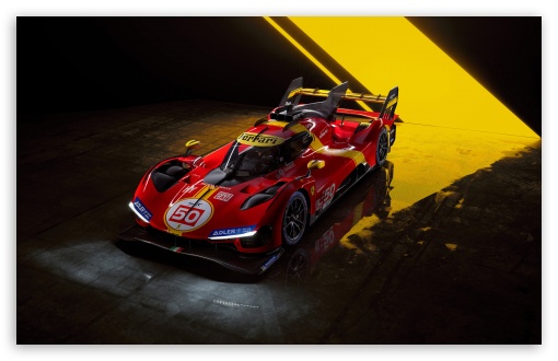 Red Ferrari Race Car In Spotlight UltraHD Wallpaper for UHD 16:9 ; HD 16:9 ; UltraWide 21:9 24:10 32:10 ; Widescreen 16:10 5:3 ; Fullscreen 4:3 5:4 3:2 ; Tablet 1:1 ; Dual 16:10 5:3 4:3 5:4 3:2 ;