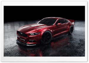 Red Ford Car Ultra HD Wallpaper for 4K UHD Widescreen desktop, tablet & smartphone