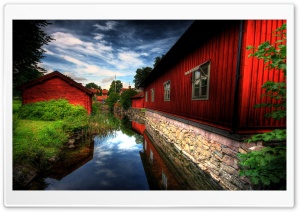 Red Houses Ultra HD Wallpaper for 4K UHD Widescreen desktop, tablet & smartphone