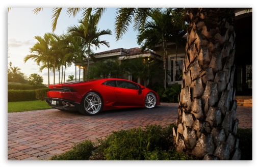 Red Lamborghini Parked in Front of the House UltraHD Wallpaper for UHD 16:9 ; HD 16:9 ; UltraWide 21:9 24:10 32:9 32:10 ; Widescreen 16:10 5:3 ; Fullscreen 4:3 5:4 3:2 ; Tablet 1:1 ; Mobile 3:4 ; Dual 16:10 5:3 16:9 4:3 5:4 3:2 ; Triple 16:10 5:3 16:9 4:3 5:4 3:2 ;