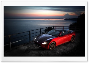 Red Maserati Gancabrio Ultra HD Wallpaper for 4K UHD Widescreen desktop, tablet & smartphone