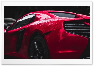 Red McLaren Sports Car Ultra HD Wallpaper for 4K UHD Widescreen Desktop, Lockscreen, Screensaver, TV, Tablet, Smartphone