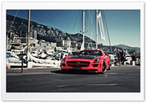 Red Mercedes-Benz SLS AMG Ultra HD Wallpaper for 4K UHD Widescreen desktop, tablet & smartphone