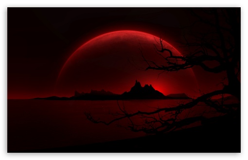 Red Sky Planet UltraHD Wallpaper for Widescreen 16:10 ;